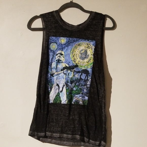 Other - Star Wars Burnout Van Gogh Tanktop Gently Used M